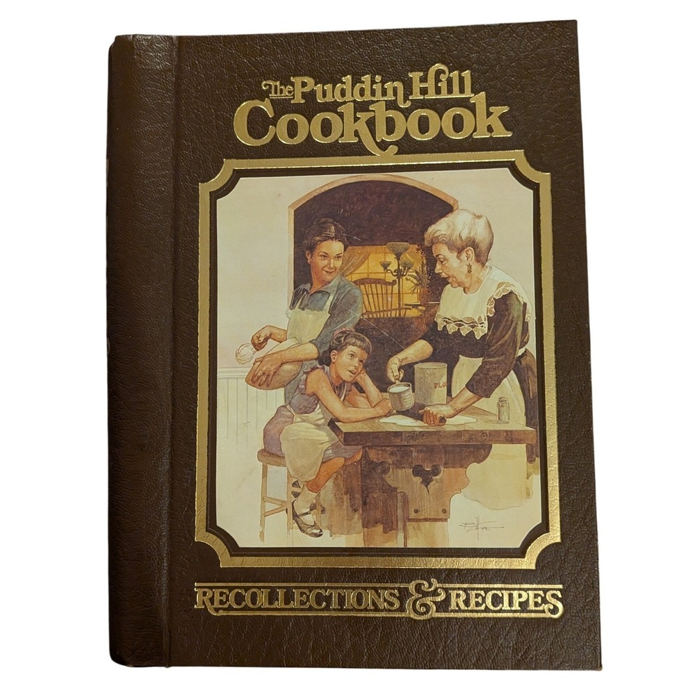 SIGNED The Puddin Hill‎ Cookbook Recollections & Recipes Hardcover 1988 Texas